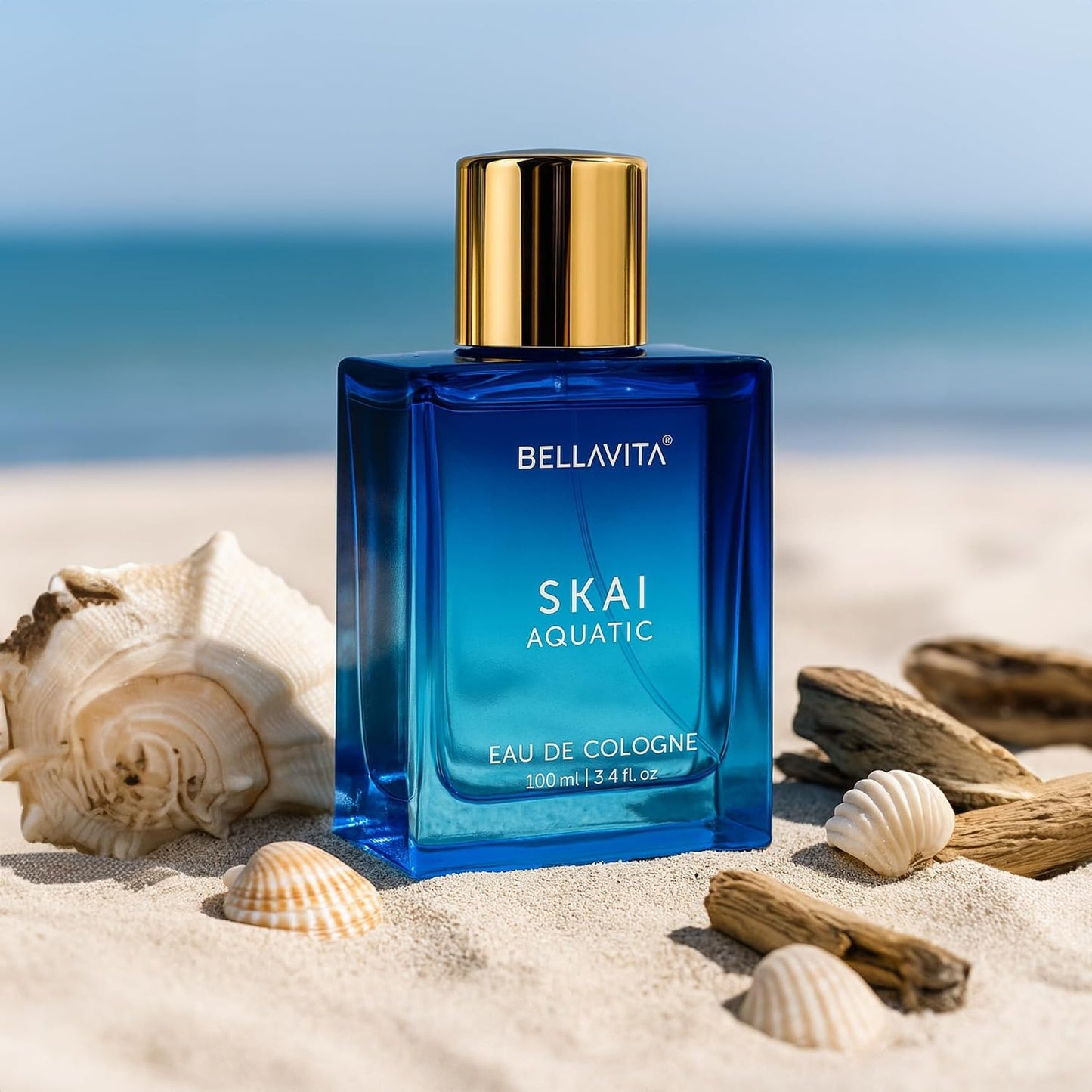 Bella Vita Luxury Skai Aquatic Unisex Long Lasting Perfume  EDC 100ml