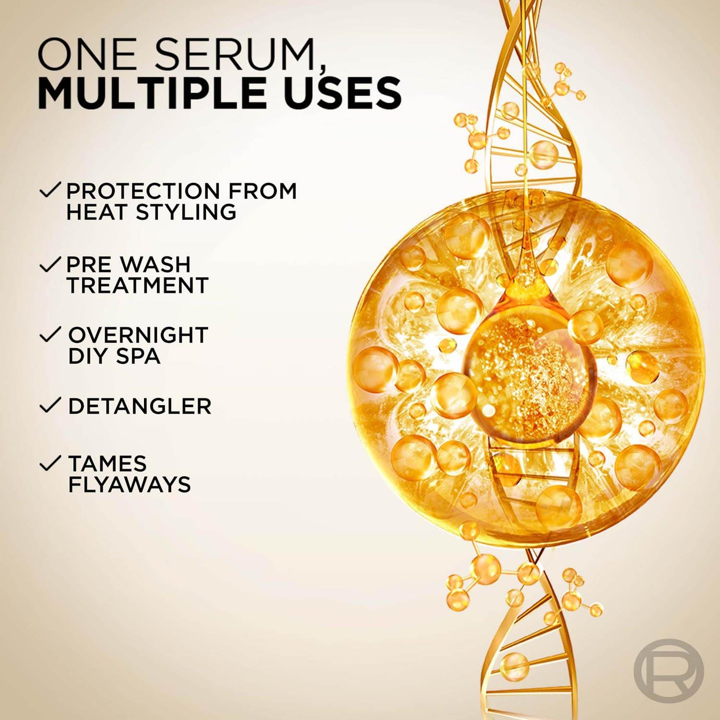 L'Oreal Paris Extraordinary Oil Hair Serum Makes hair frizz-free, stronger, shiny 100 ml