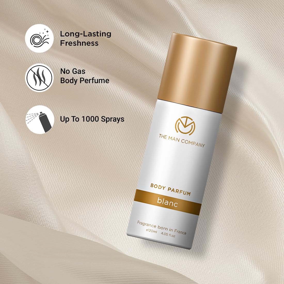 The Man Company B1G1 Blanc Body Perfume for Men - 120ml*2