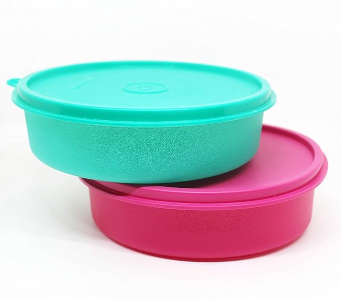Tupperware Plastic Large Handy Bowl Set, 500Ml, Set Of 2 (Color May Vary)