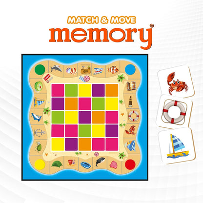 Funskool Match & Move Memory, Strategy Game, Card Game