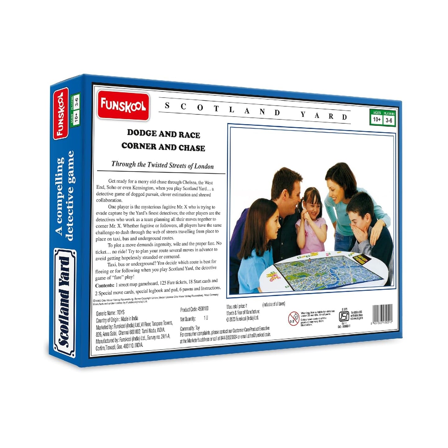 Funskool Scotland Yard, A Compelling Detective Game, Strategy Game