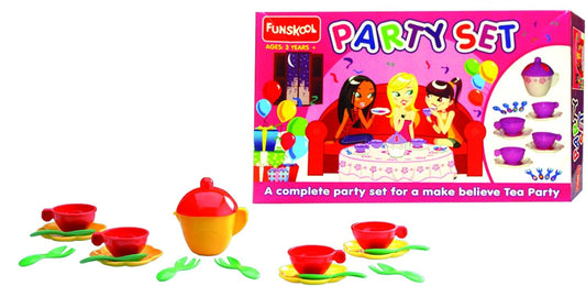 Funskool Giggles, Party Set, Colourful Pretend and Play Tea set