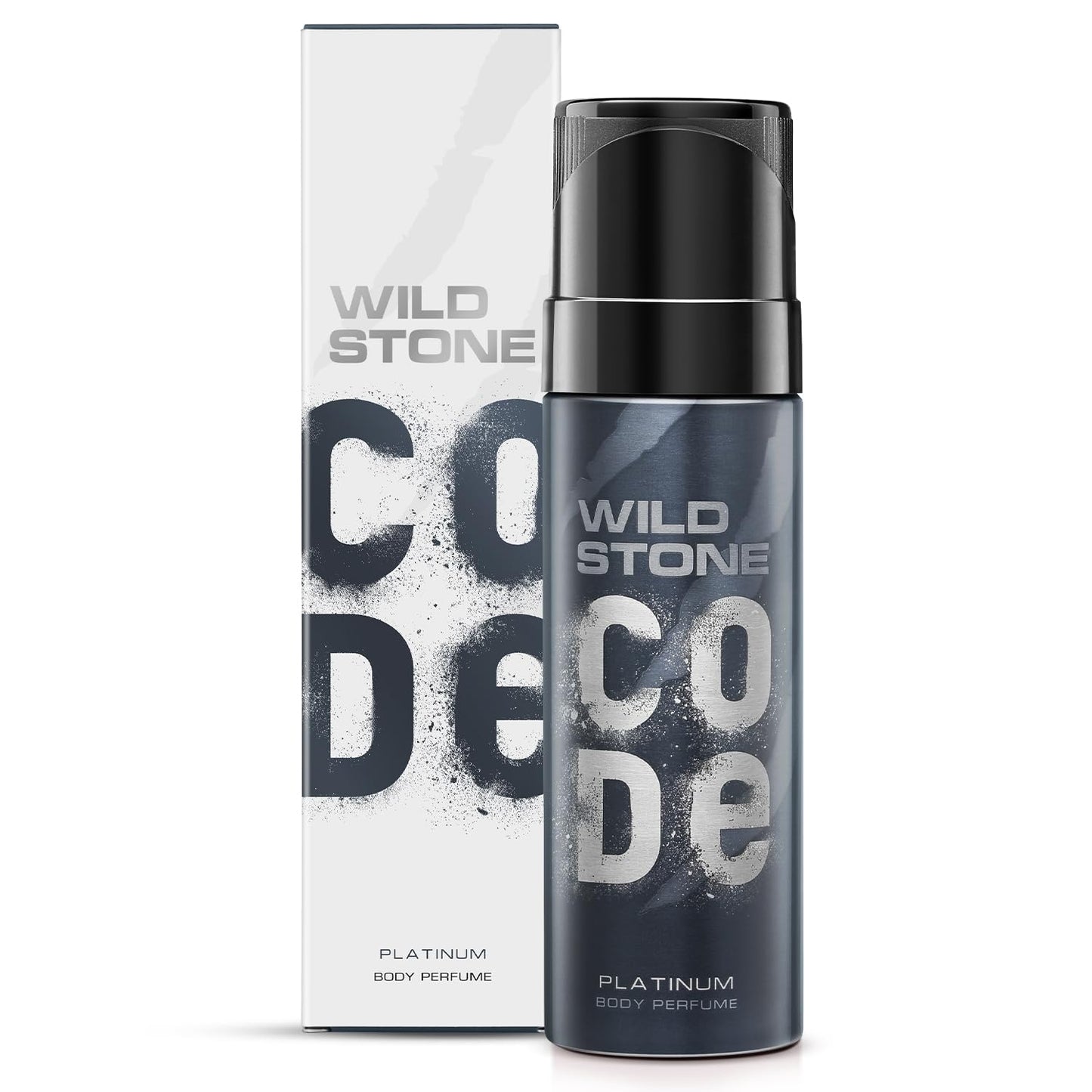Wild Stone CODE Platinum Body Perfume for Men, 150ml Long Lasting Body Spray
