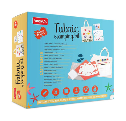 Handycrafts Funskool - DIY Stamping Kit, Block Printing Kit, 5 Years