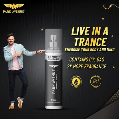 Park Avenue Pure Collection Trance Fragrance Body Spray for Men 135ml