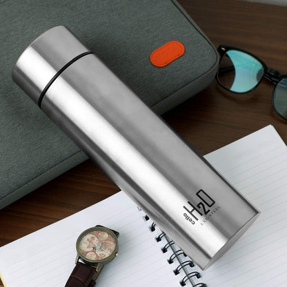 CELLO H2O Stainless Steel Water Bottle, 1000ml Silver