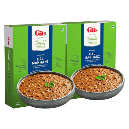 Gits Ready to Eat Dal Makhani Pack of 2 Each 300g