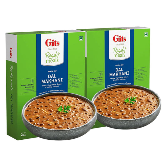 Gits Ready to Eat Dal Makhani Pack of 2 Each 300g