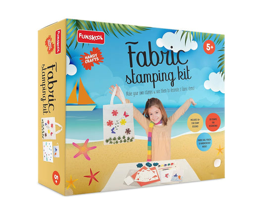 Handycrafts Funskool - DIY Stamping Kit, Block Printing Kit, 5 Years