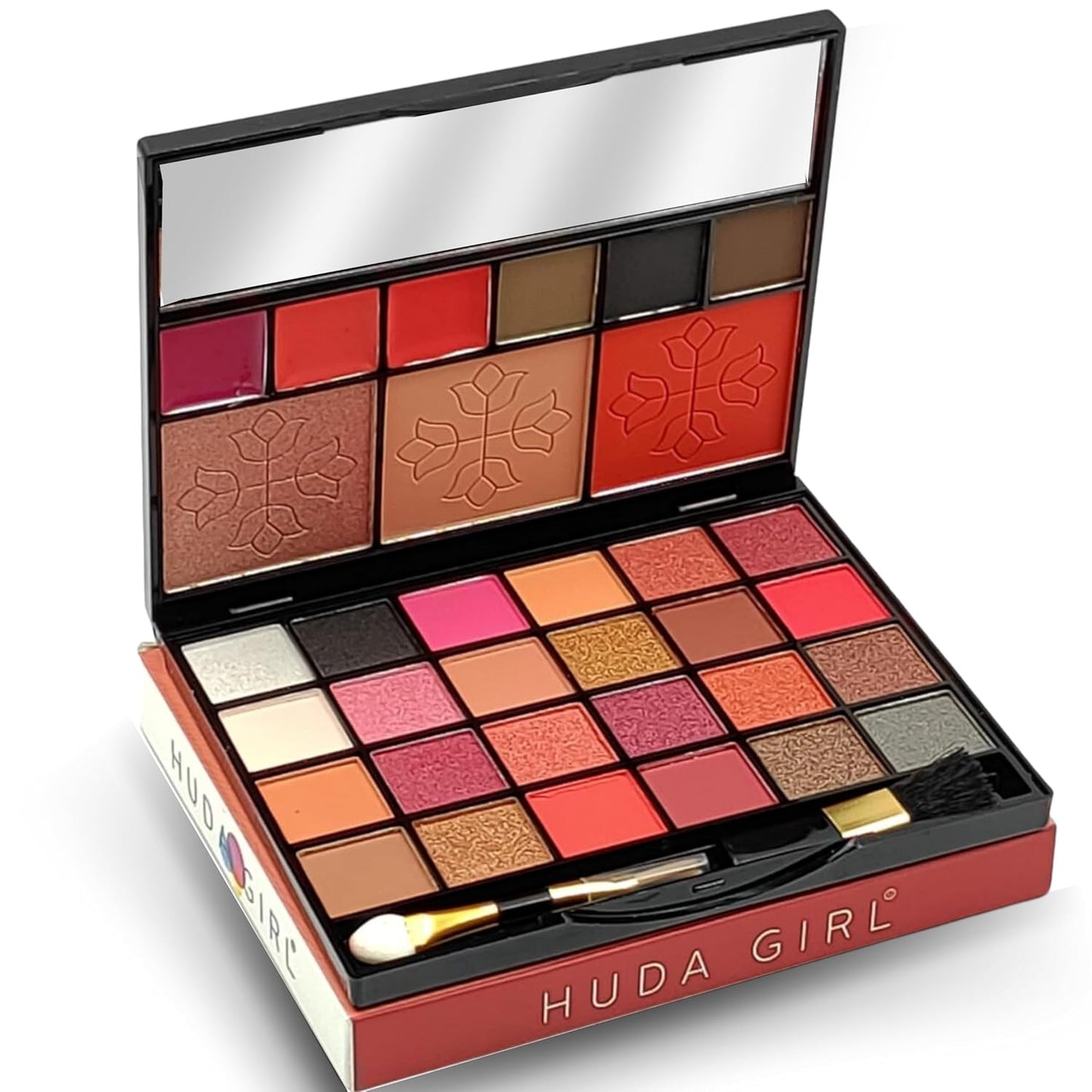 HUDA GIRL All-in-One Makeup Kit with Mirror Blush Contour and Highlighter