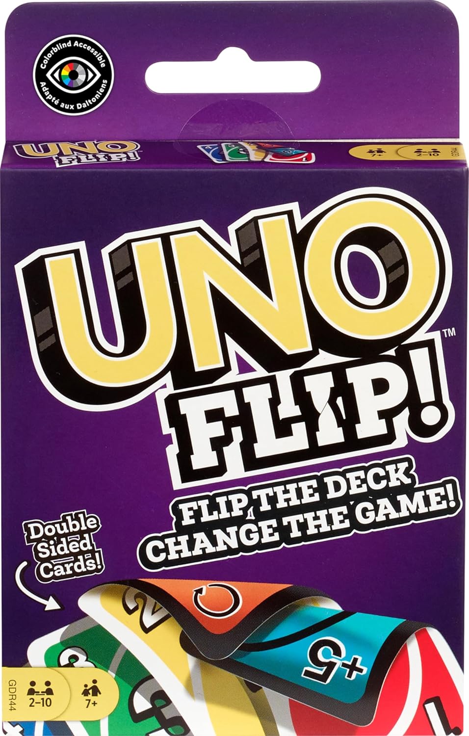 Mattel Games UNO Kid Uno Flip Side Card Game, Multi Color