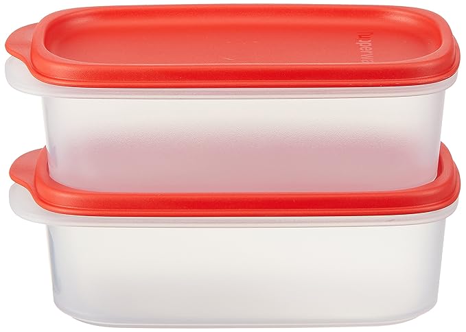 Tupperware Plastic Smart Saver Storage Container Sets (2, 500 Ml) COLOR MAY VARY