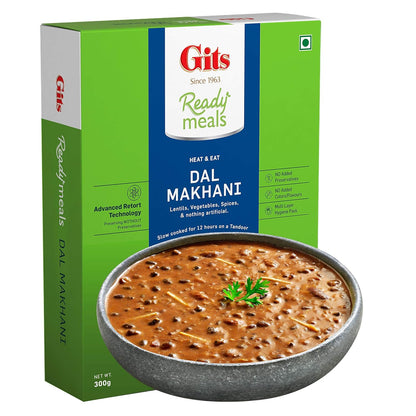 Gits Ready to Eat Dal Makhani Pack of 2 Each 300g
