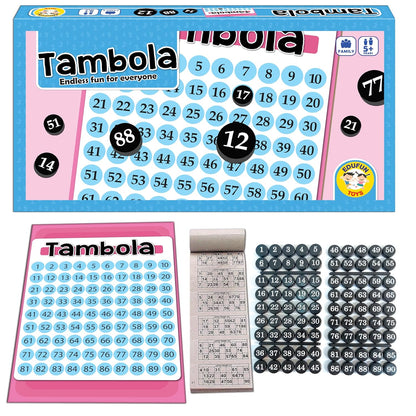 Tambola Game | Classic Housie Party Game for Kids & Adults | Includes 600 Tickets & 90 Number Tokens