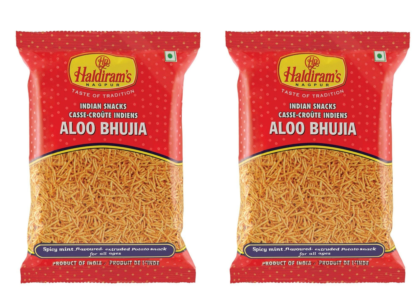 Haldiram's Aloo Bhujia 1kg (pack of 2)