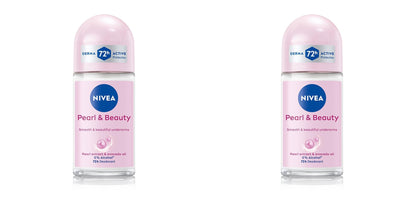 NIVEA Pearl and Beauty 50ml Deo Underarm Roll On For Women ( Pack of 2 )
