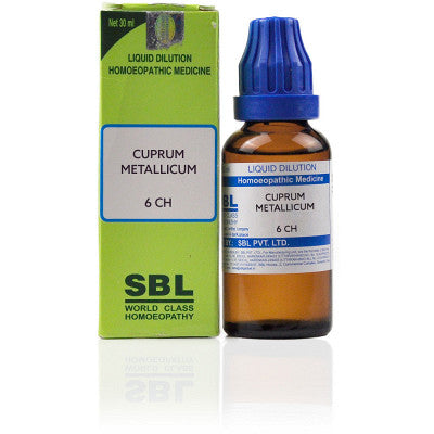 SBL Cuprum Metallicum 6 CH Dilution (30ml)