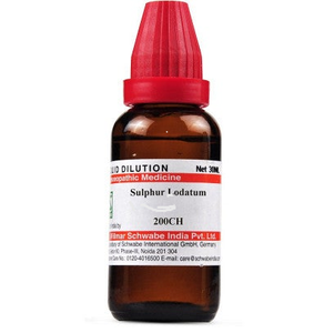 Willmar Schwabe India Sulphur Iodatum 200 CH (30ml)