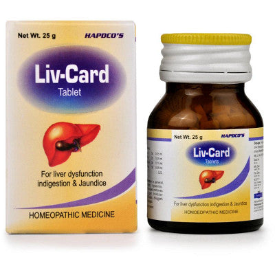 Hapdco Liv-Card Tablets (25g)