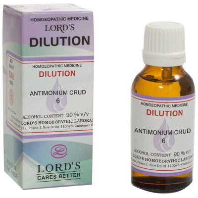 Lords Antimonium Crud 6 CH Dilution (30ml)