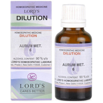 Lords Aurum Met 6 CH Dilution (30ml)