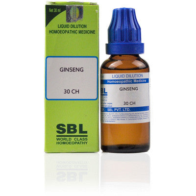 SBL Ginseng 30 CH Dilution (30ml)