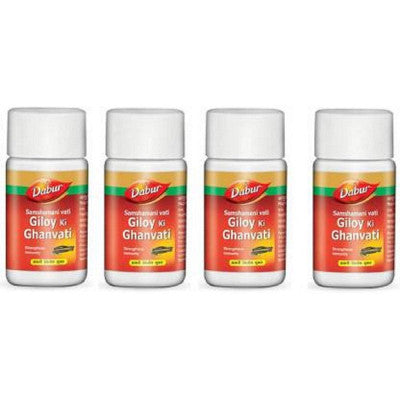 Dabur Giloy Ki Ghanvati Tablets (Pack of 4) 40tab Each