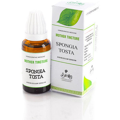 Similia India Spongia Tosta Mother Tincture 1X (Q) (30ml)