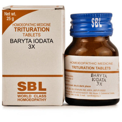 SBL Trituration Baryta Iodatum 3X (25g) Tablets