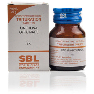 SBL Trituration Cinchona Officinalis 3X (25g) Tablets