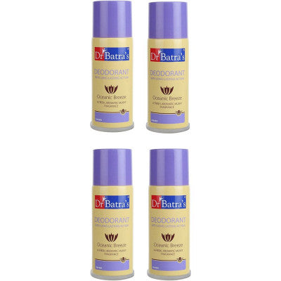 Dr Batras Deodorant for Men (150ml, Pack of 4)