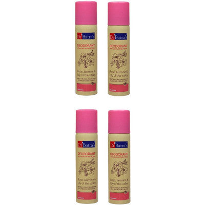 Dr Batras Deodorant for Women (150ml, Pack of 4)