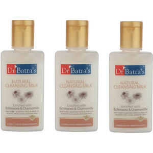Dr Batras Natural Cleansing Milk (100ml, Pack of 3)