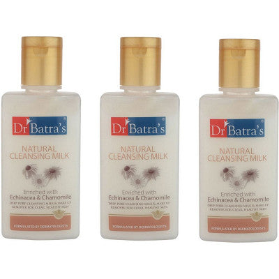 Dr Batras Natural Cleansing Milk (100ml, Pack of 3)