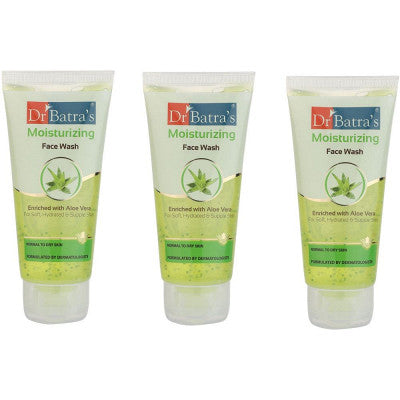 Dr Batras Moisturizing Facewash (50g, Pack of 3)