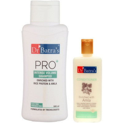 Dr Batras Pro Plus Intense Volume Shampoo & Conditioner Combo (1Pack)
