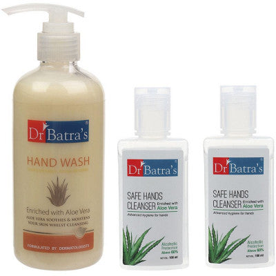 Dr Batras Hand Wash & Safe Hand Cleanser Combo (1Pack)