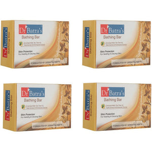 Dr Batras Skin Protection Bathing Bar (125g, Pack of 4)
