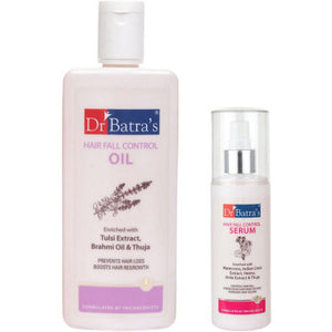 Dr Batras Hair Fall Control Oil & Hair Fall Control Serum Combo (1Pack)