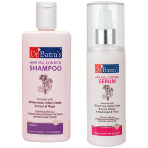 Dr Batras Hair Fall Control Shampoo & Serum Combo (1Pack)