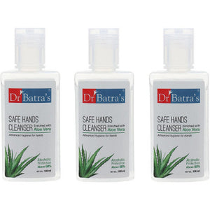 Dr Batras Safe Hands Cleanser (100ml, Pack of 3)