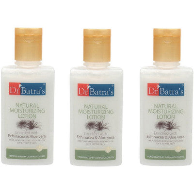 Dr Batras Natural Moisturizing Lotion (100ml, Pack of 3)