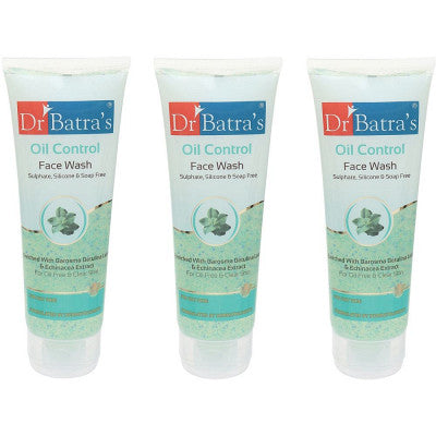 Dr Batras Oil Control Facewash (100g, Pack of 3)