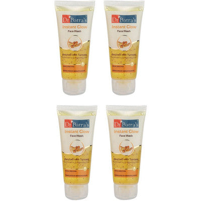 Dr Batras Instant Glow Facewash (50g, Pack of 4)