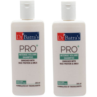 Dr Batras Pro Plus Intense Volume Shampoo (200ml, Pack of 2)