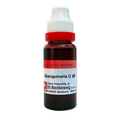 Dr. Reckeweg Sanguinaria Canadensis Mother Tincture 1X (Q) (20ml)