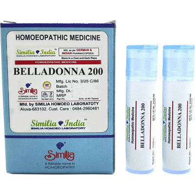 Similia India Belladonna 200 CH Dilution (Pack of 2) 8gm each