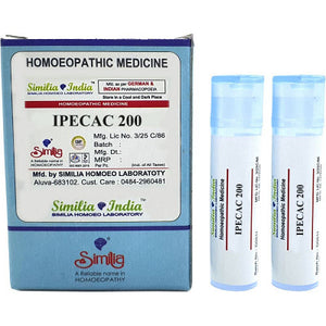Similia India Ipecacuanha 200 CH Dilution (Pack of 2) 8 gm each