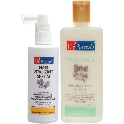 Dr Batras Hair Vitalizing Serum And Conditioner Combo (125ML+200ML) (1Pack)